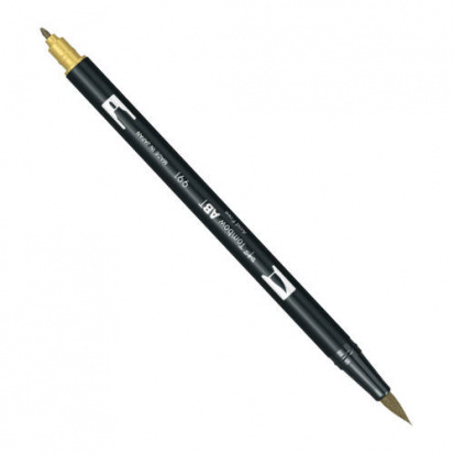 Маркер-кисть "Abt Dual Brush Pen" 991 светлая охра